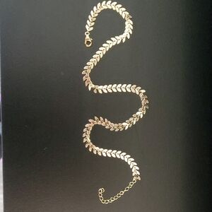 22K Gold Filled Fishbone/Chevron Necklace